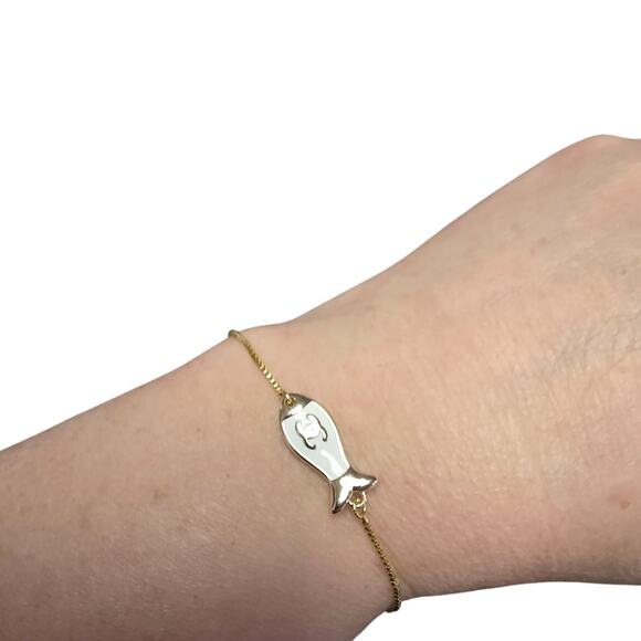 Repurposed RARE Chanel Fish Adjustable Bracelet - Picture 3 of 9